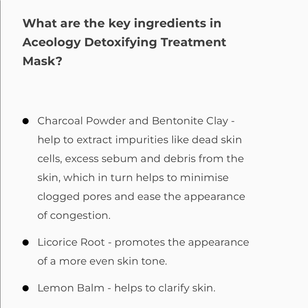 🌿 Aceology Detoxifying Treatment Mask - Picture 8 of 9